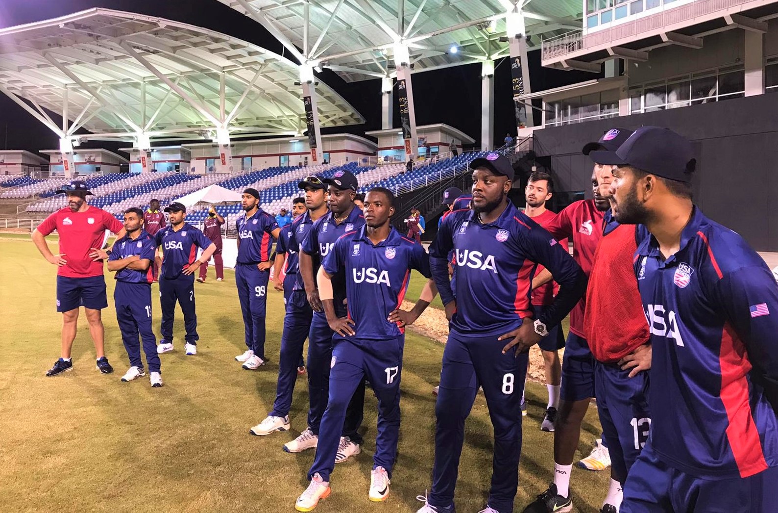 Team USA fall to rain-shortened defeat in Super50 opener